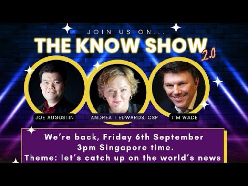 The Know Show – let’s catch up on the world’s news