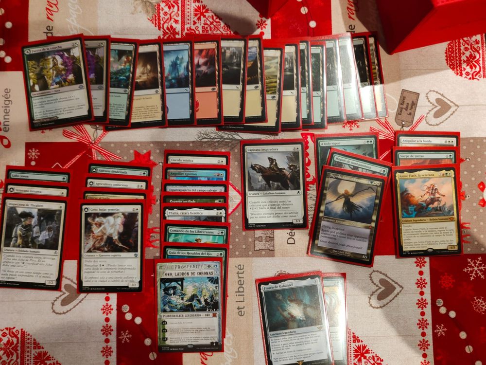 la risa de que estuviese drafteando GW aggro, le (LLEGUE) un oko de un sobre de thunder junction random y lo vea claro: rainbow y a correr.