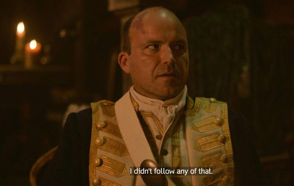 Badminton looking sideways saying "I didn't follow any of that"