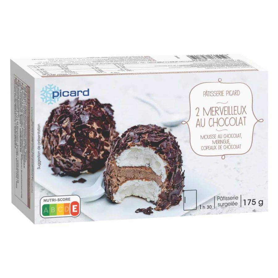 メルベイユ（メレンゲとチョコレートクリームの菓子）の商品画像