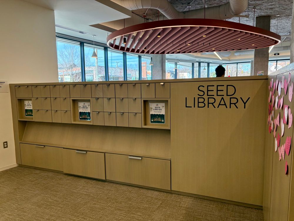 Space for the upcoming seed library at the Carrboro NC public library