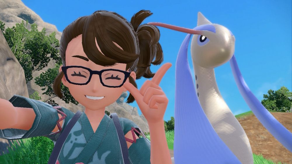 OP’s trainer standing with a shiny milotic