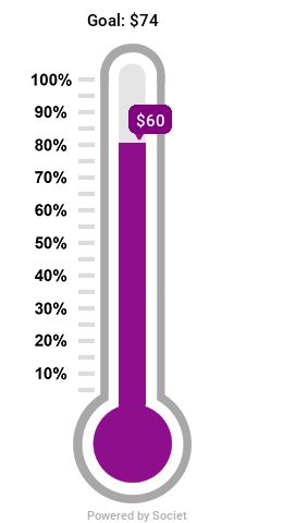 donation is at 60 out of 74