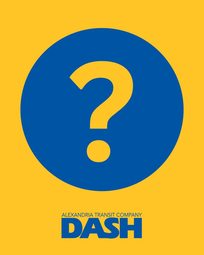 A big question mark above the DASH logo