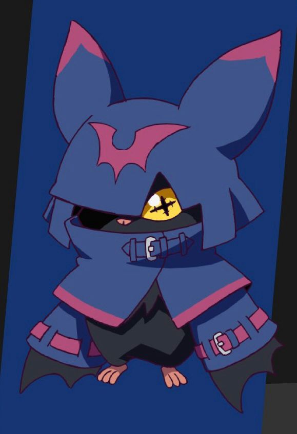 Chiropmon, the new cloaked bat-like digimon from Digimon Beatbreak