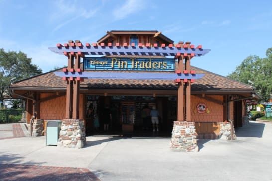 The pin traders building