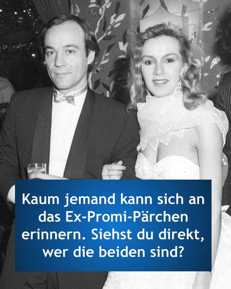 Kaum jemand kann sich an das Ex-Promi-Pärchen erinnern. Siehst du direkt, wer die beiden sind?