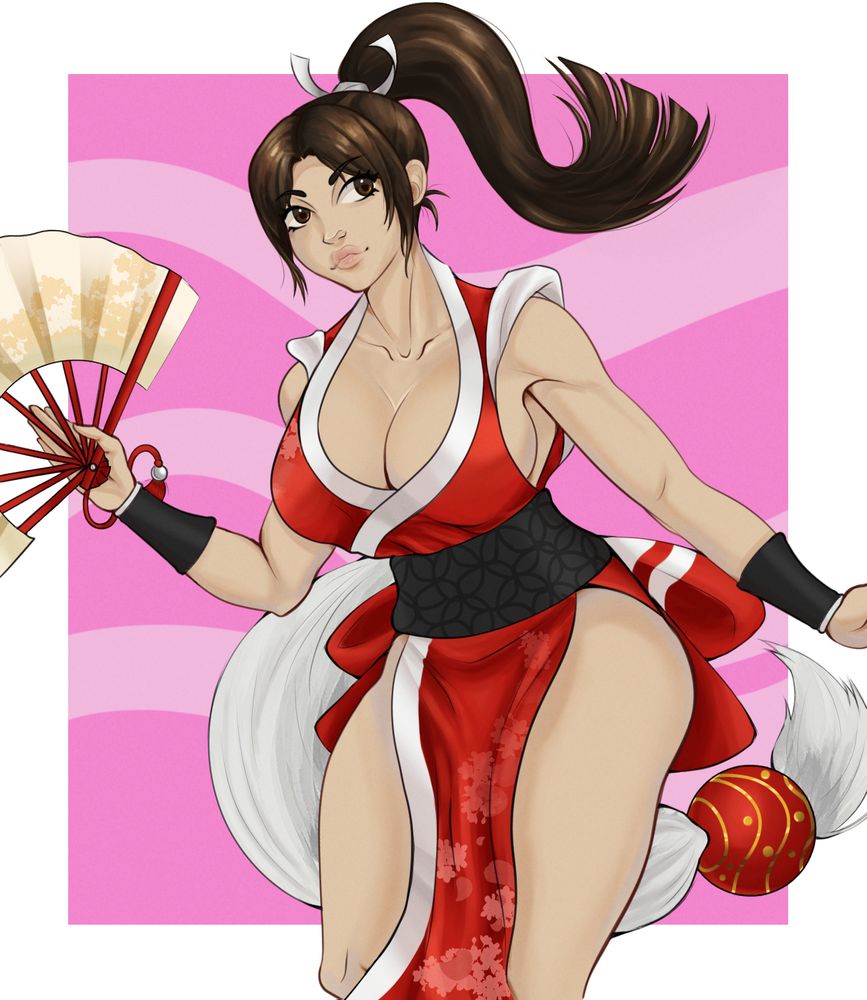 Mai Shiranui from Fatal Fury in her outfit from street fighter 6 