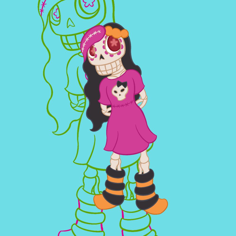 Halloween Minis Skelita