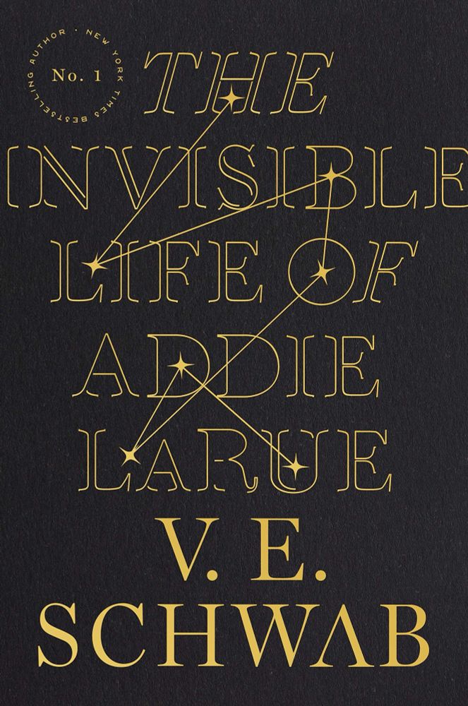 Book cover image of “the invisible life of Eddie LaRue by V. E. Schwab.