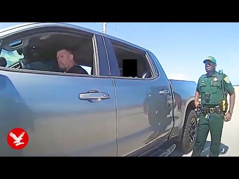 ICE agent erupts after black officer stops him for DUI