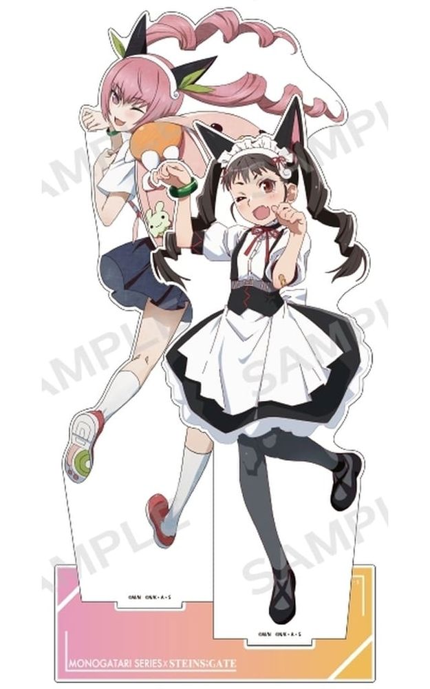 八九寺真宵×フェイリス・ニャンニャン BIGアクリルスタンドセット 「化物語×STEINS;GATE」