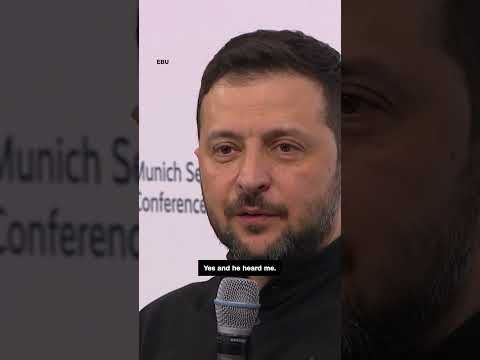 Zelensky says he told Trump that Putin is afraid of him