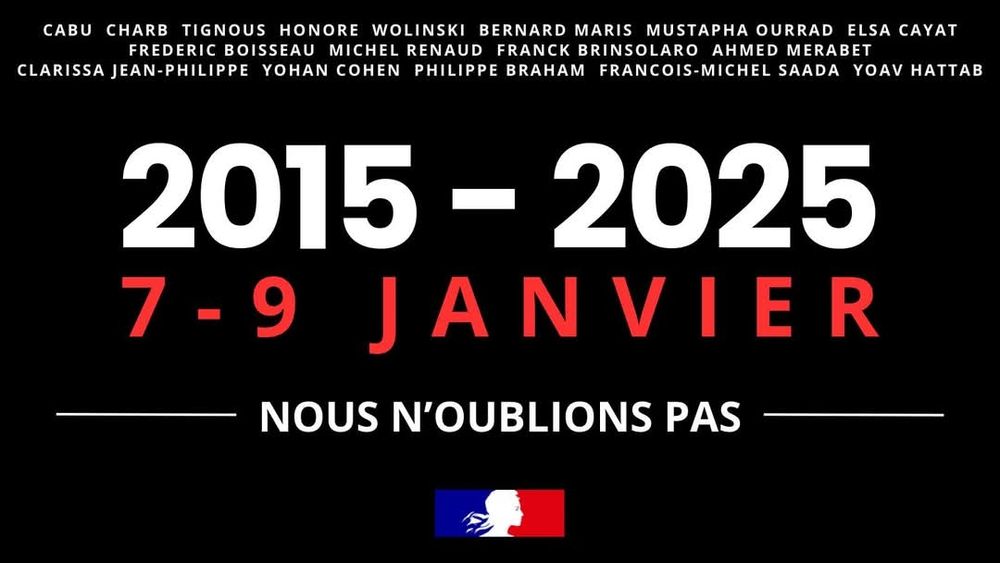 10 ans de l'attentat de Charlie.