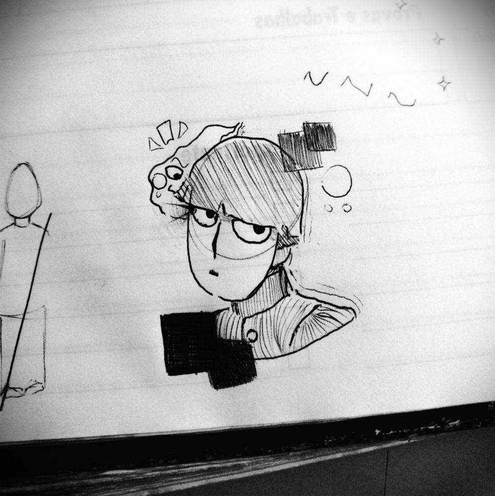 shigeo kageyama (mob) and dimple sketch