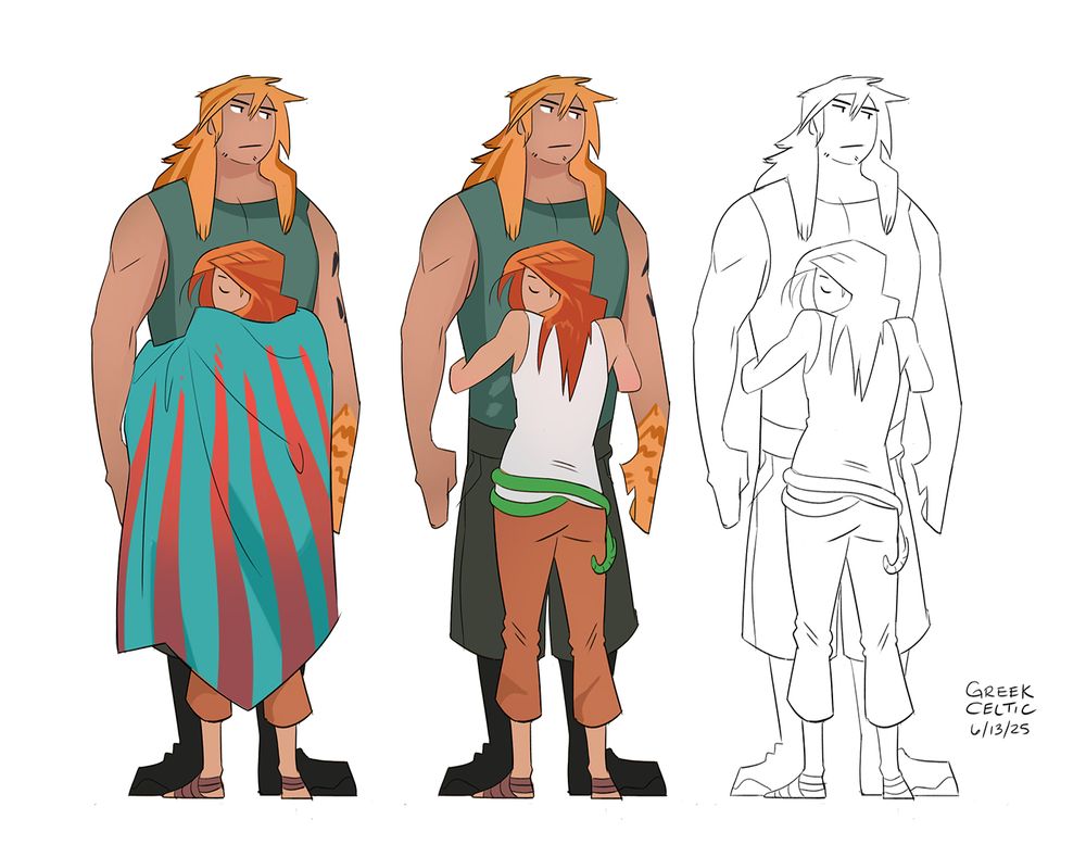 Jacky hugging Tam's midsection while he looks bored about it. Tam is 6'5'' (25ish) and Jacky is 4'11'' (22). 