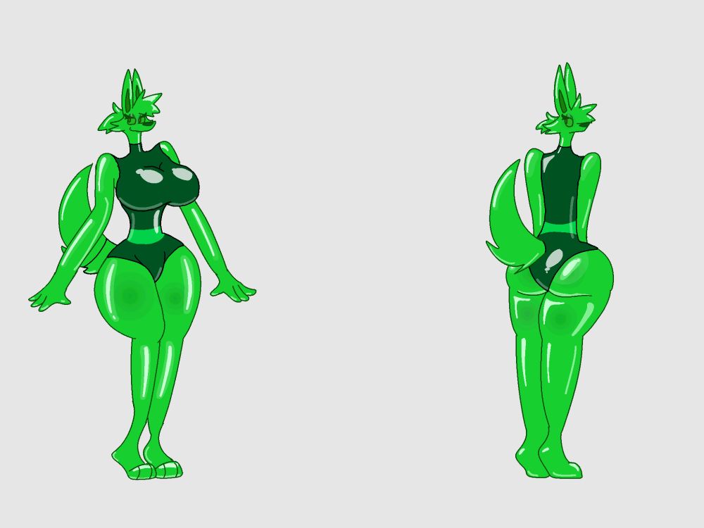 and the elastic suit i guess, she looks like a life saver i guess :3c