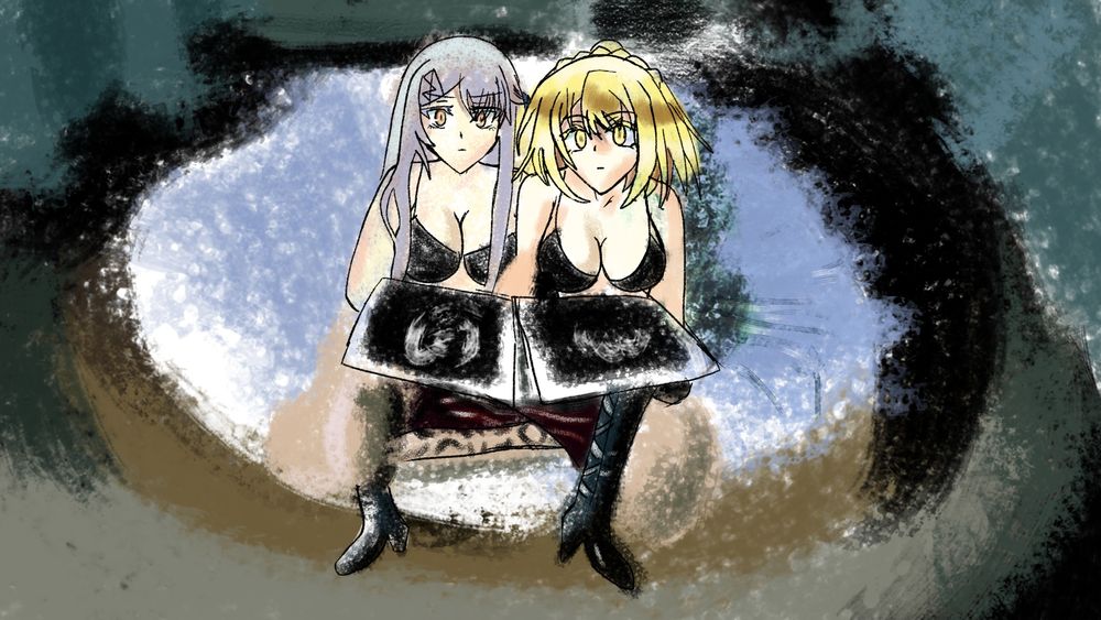 Kazusa Suo and Shiroha Fujino