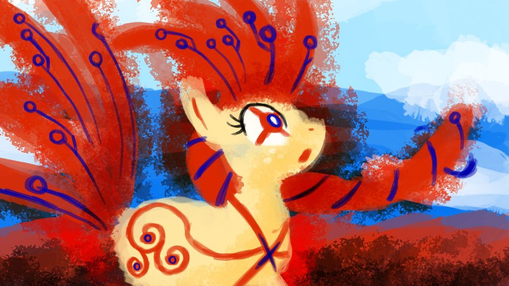 Applejack getting infected with the Omega virus
