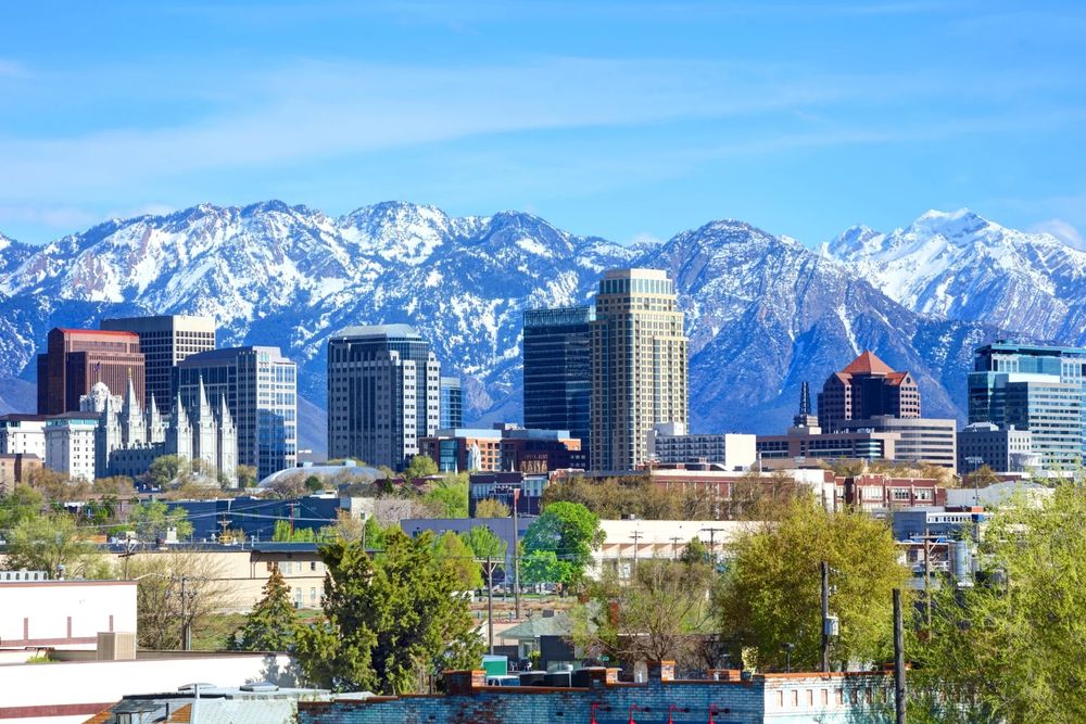 picture from JetBlue of SLC