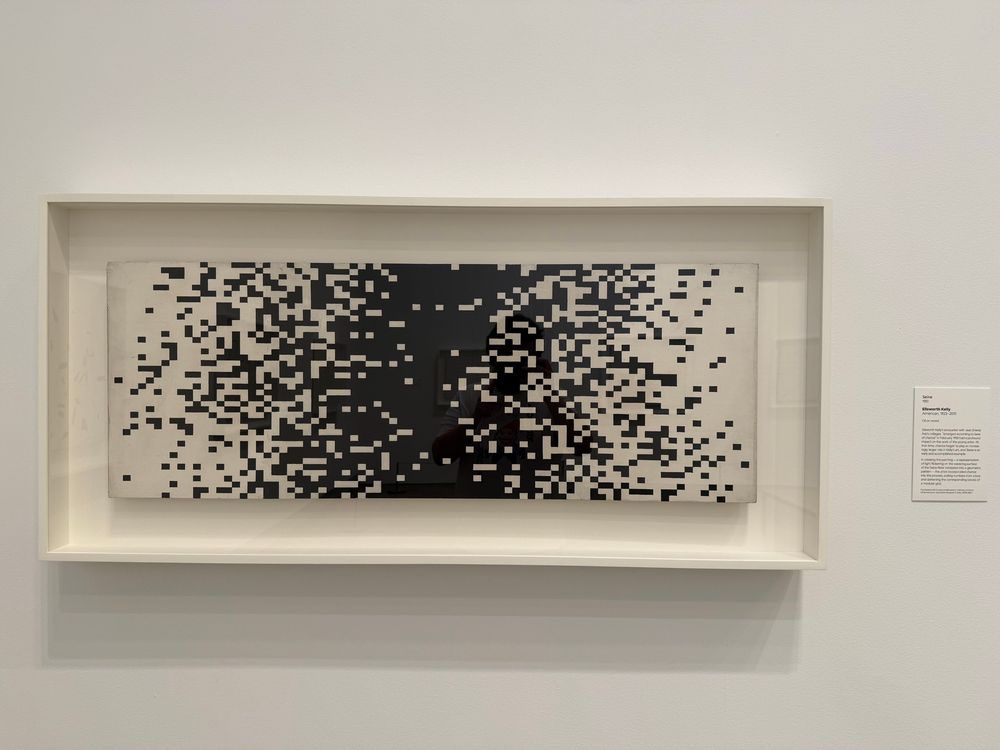 Seine, an oil painting by Ellsworth Kelly, made in 1951; Displayed in the Philadelphia Museum of Art