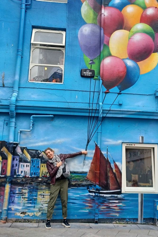 Hamming it up in a Galway alley