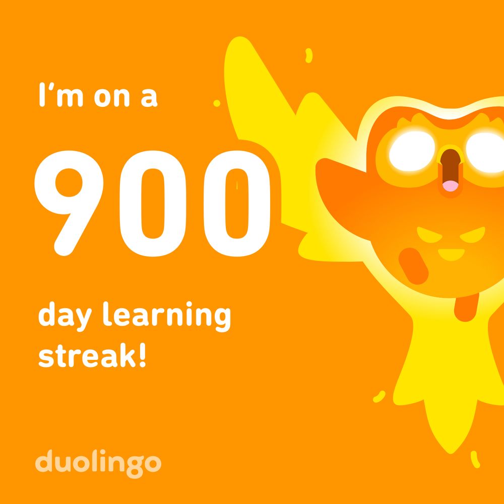 900 day streak 