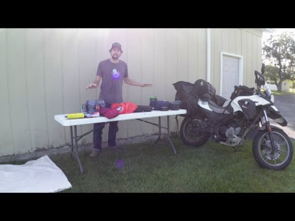 Motorcycle Camping - Essential packing list