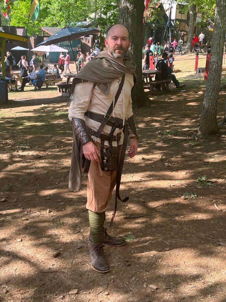 Man dressed in renaissance costume