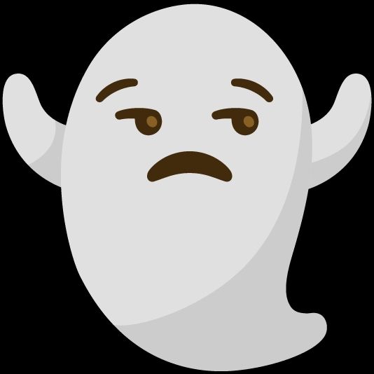 A ghost who just got hit with the 'so what are we?' text and doesn't know how to respond.