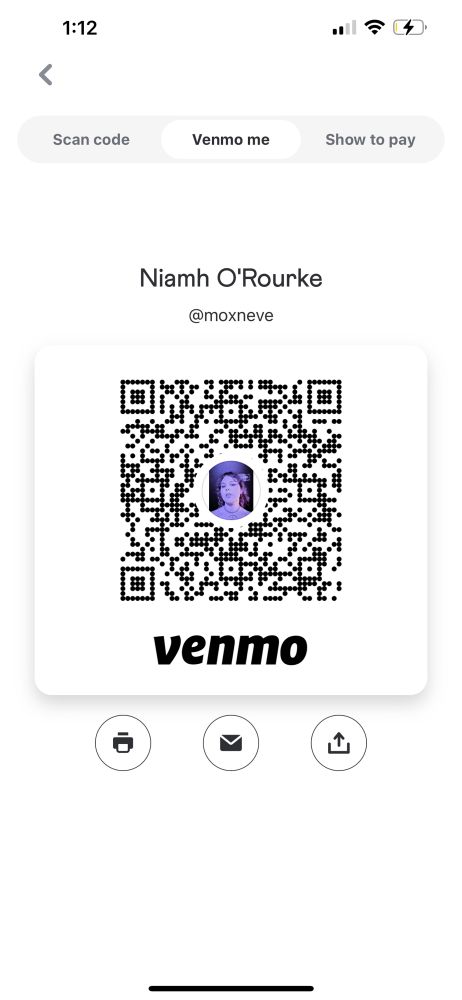 venmo : moxneve