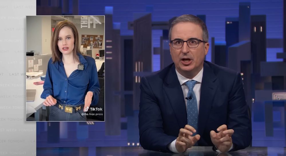 John Oliver on Olivia Reingold of The Free Press