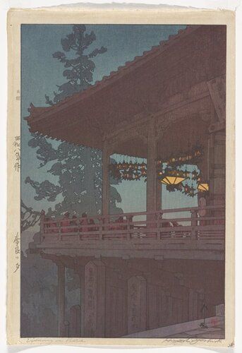 Evening in Nara, 1933