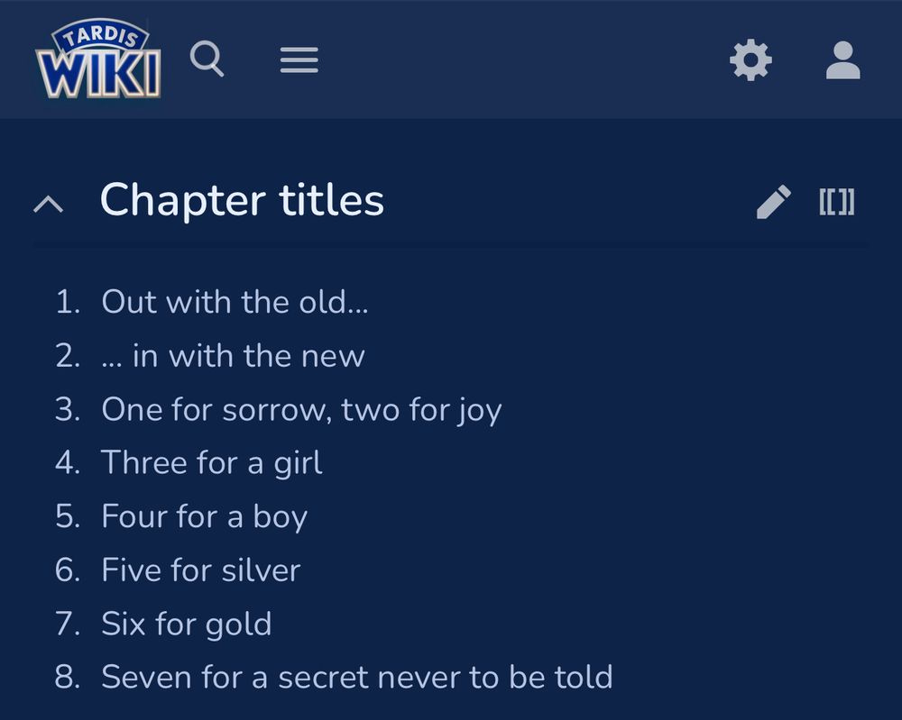 Out with the old…
… in with the new
One for sorrow, two for joy
Three for a girl
Four for a boy
Five for silver
Six for gold
Seven for a secret never to be told
