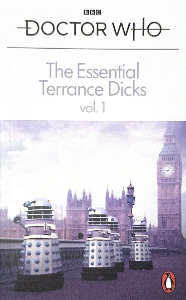 Buchcover von „Doctor Who - The Essential Terrance Dicks - Volume 1“.
