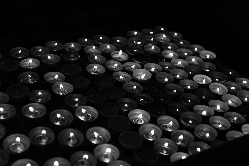 Candles in a Croatian Church
