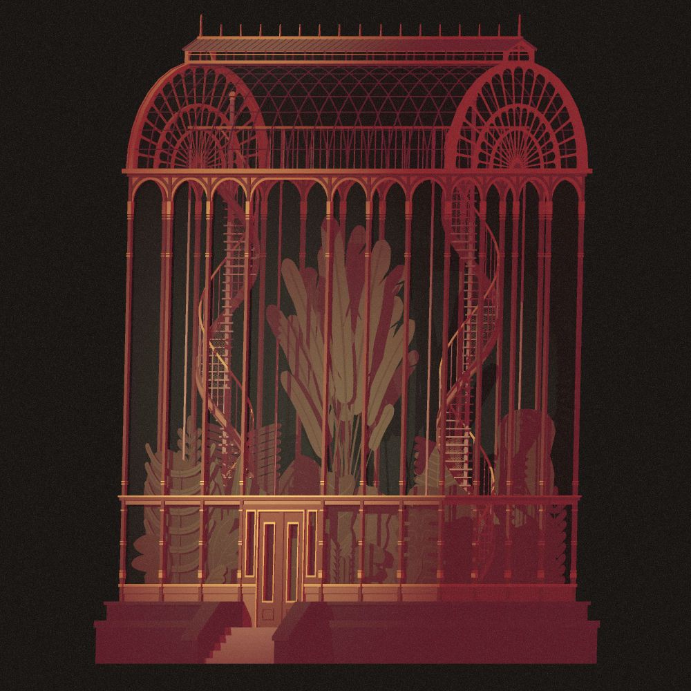 3D rendering of a plant conservatory