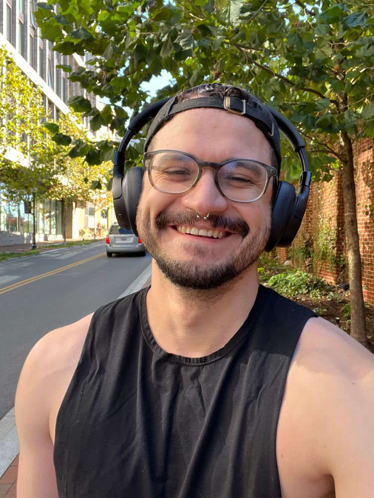 Rip smiling at the camera