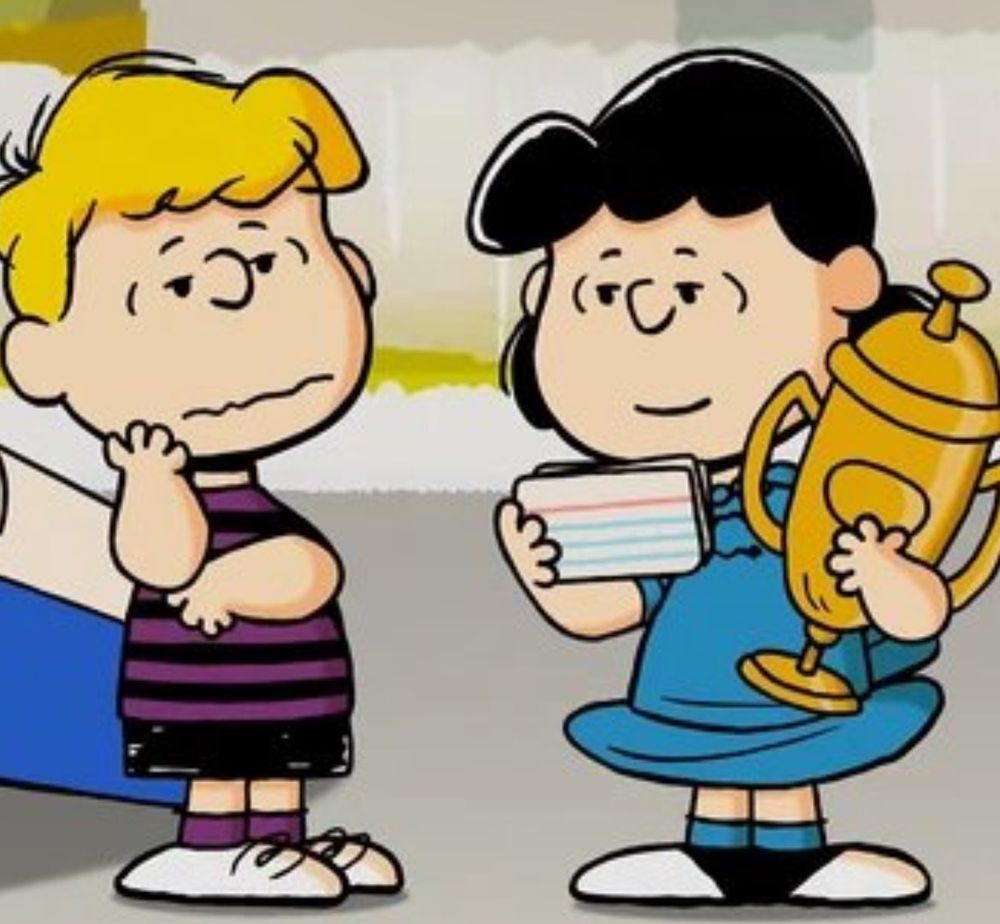 Schroeder et Lucy van Pelt.