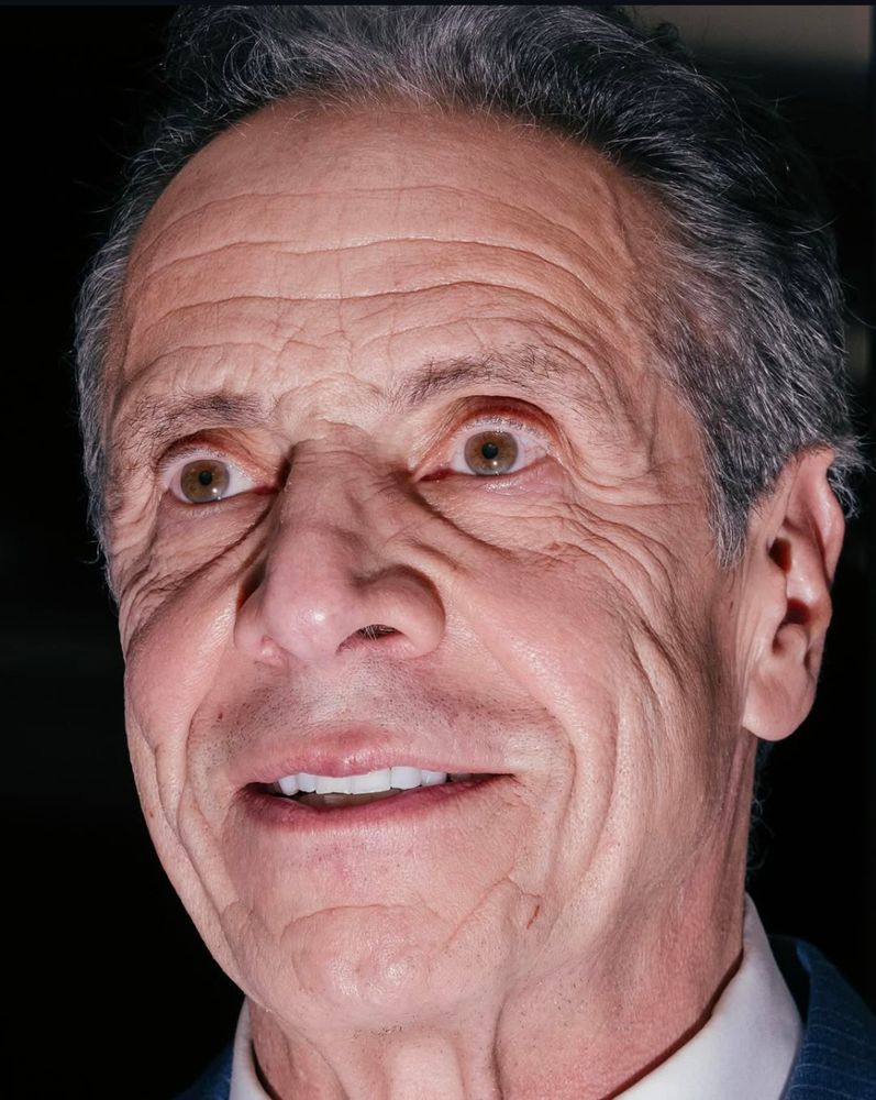 Andrew Cuomo looking like a creepy fucker