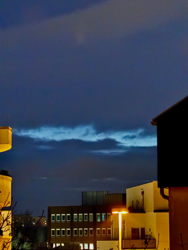 Blick in den bewölkten Himmel 