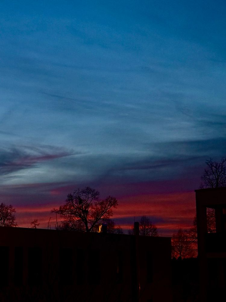 Blick in den Abendhimmel 