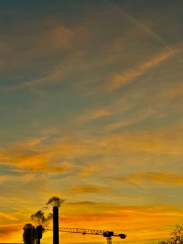 Blick in den Abendhimmel 