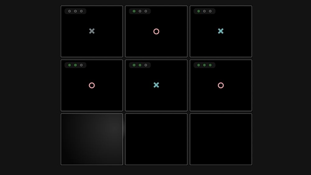 Ephemeral tic tac toe ❌⭕