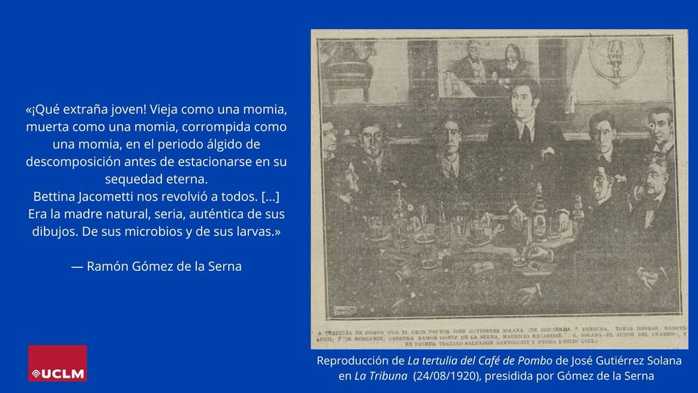 Texto de "Pombo" (1918), de Ramón Gómez de la Serna.

Imagen de la Biblioteca Nacional de España.