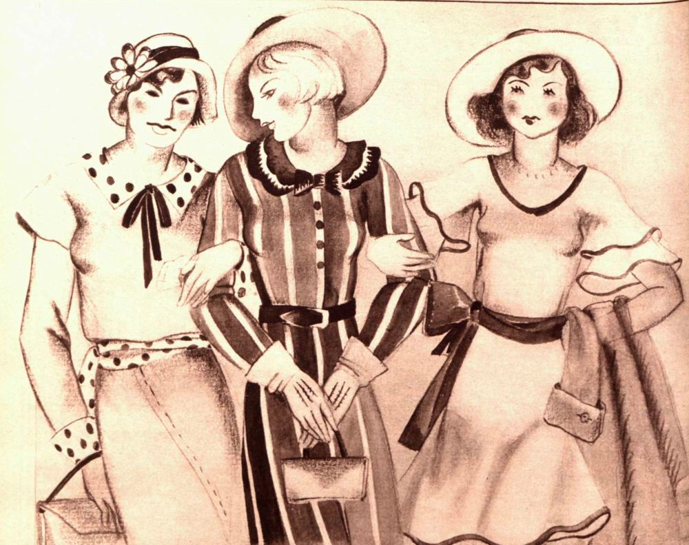 🖼️Ilustración de Delhy Tejero, "Crónica"(1934). Imagen procedente de la Biblioteca Nacional de España
