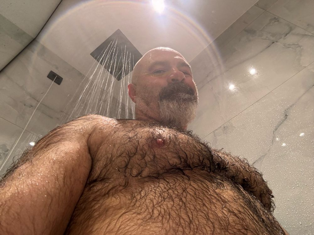 Bear beard daddy shower furry 