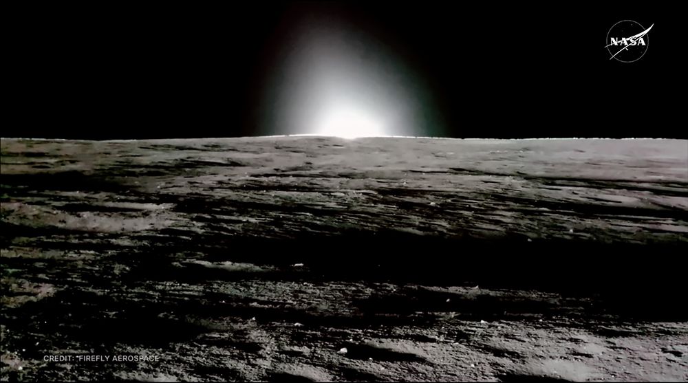 This image shows the inner Zodiacal Light, a stable amorphous band of light brightest near the Sun. It is looming above the bright outlined Lunar horizon. This 'horizon glow' is still not settled in its origin. I think it is 'rim glow' from the barely hidden Sun shining through the 'fluffy' dust covering the surface. Some think it is actually levitated dust but I doubt that happens enough to look like this. The lighting I describe seems to me to be sufficient to explain what is seen. 