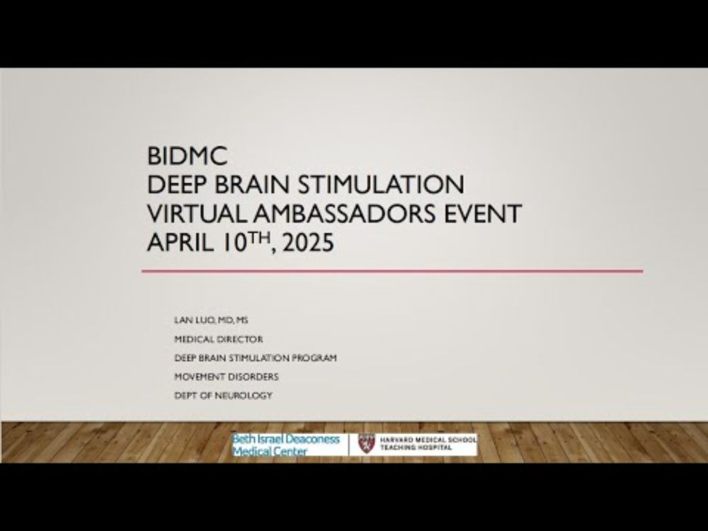 Deep Brain Stimulation Virtual Meeting: Spring 2025