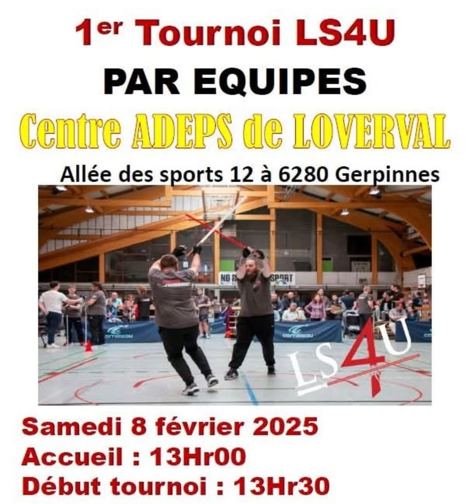 Tournoi sabre laser Charleroi 